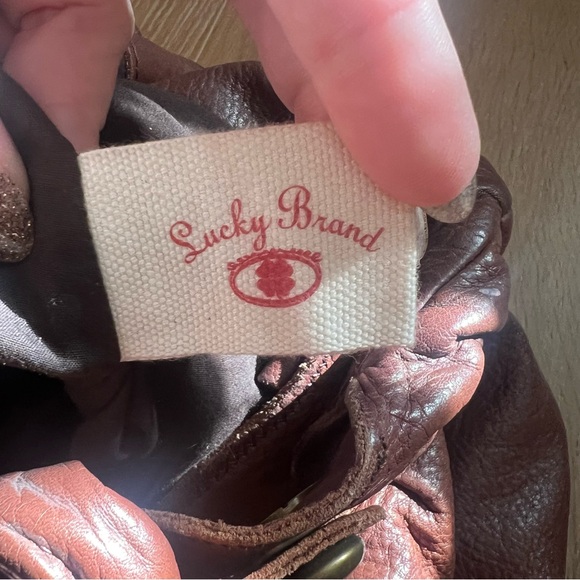 Lucky Brand Boho Leather Shoulder Bag - Picture 10 of 10